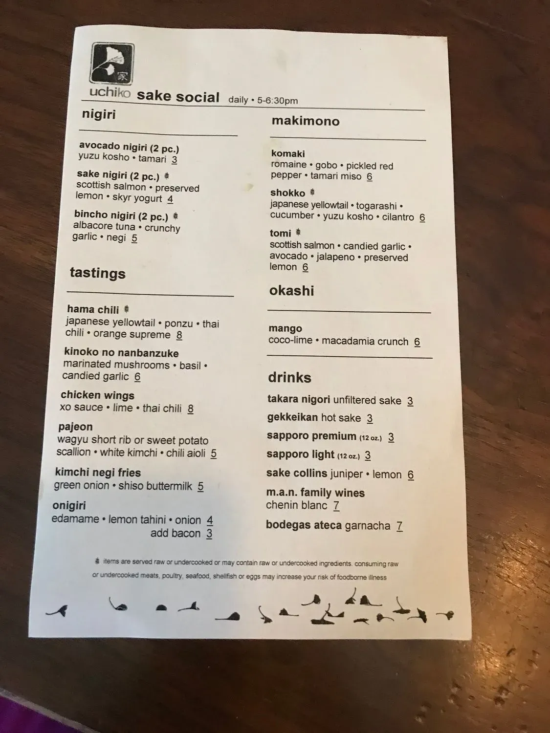 Menu 10