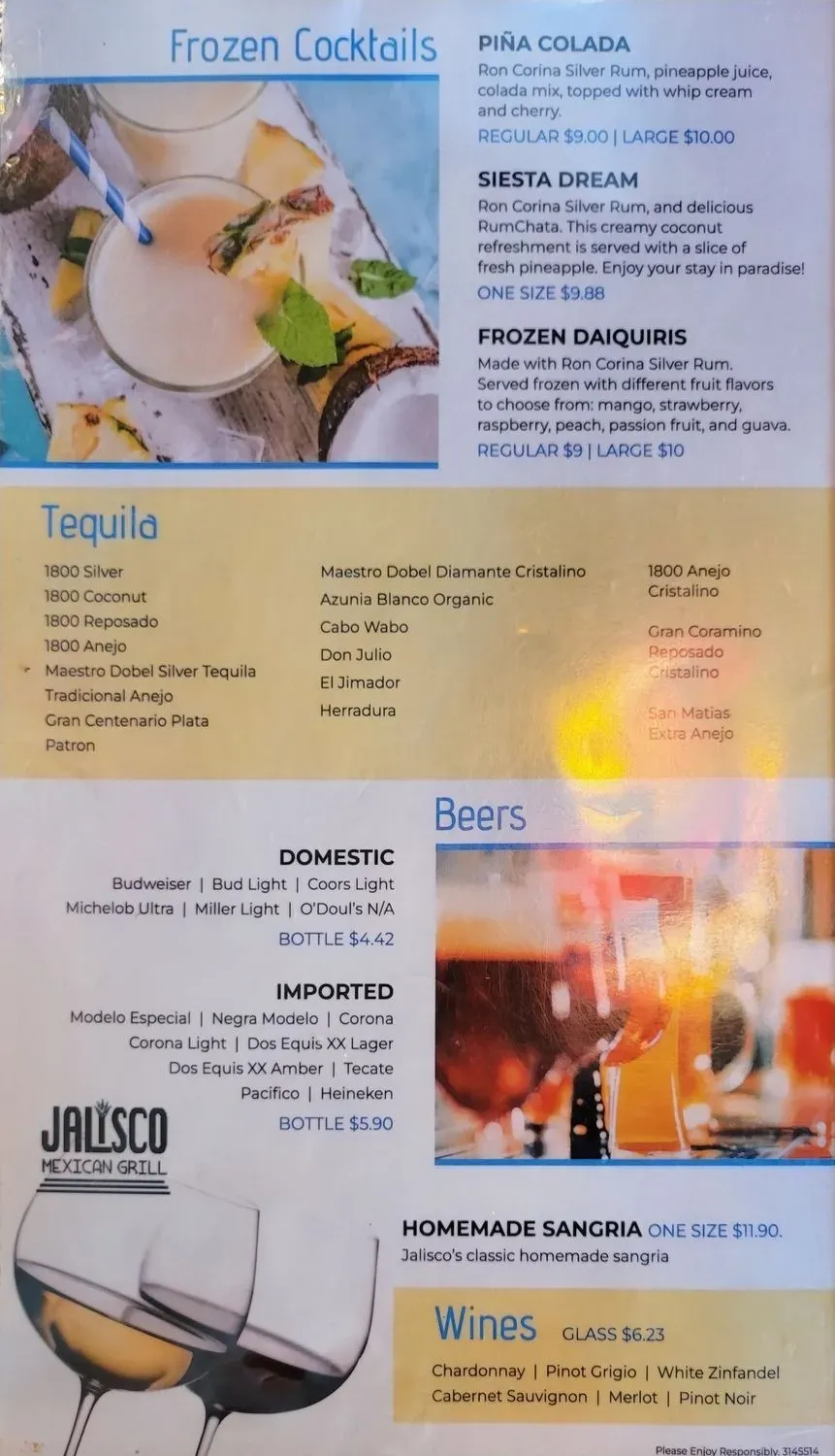 Menu 8