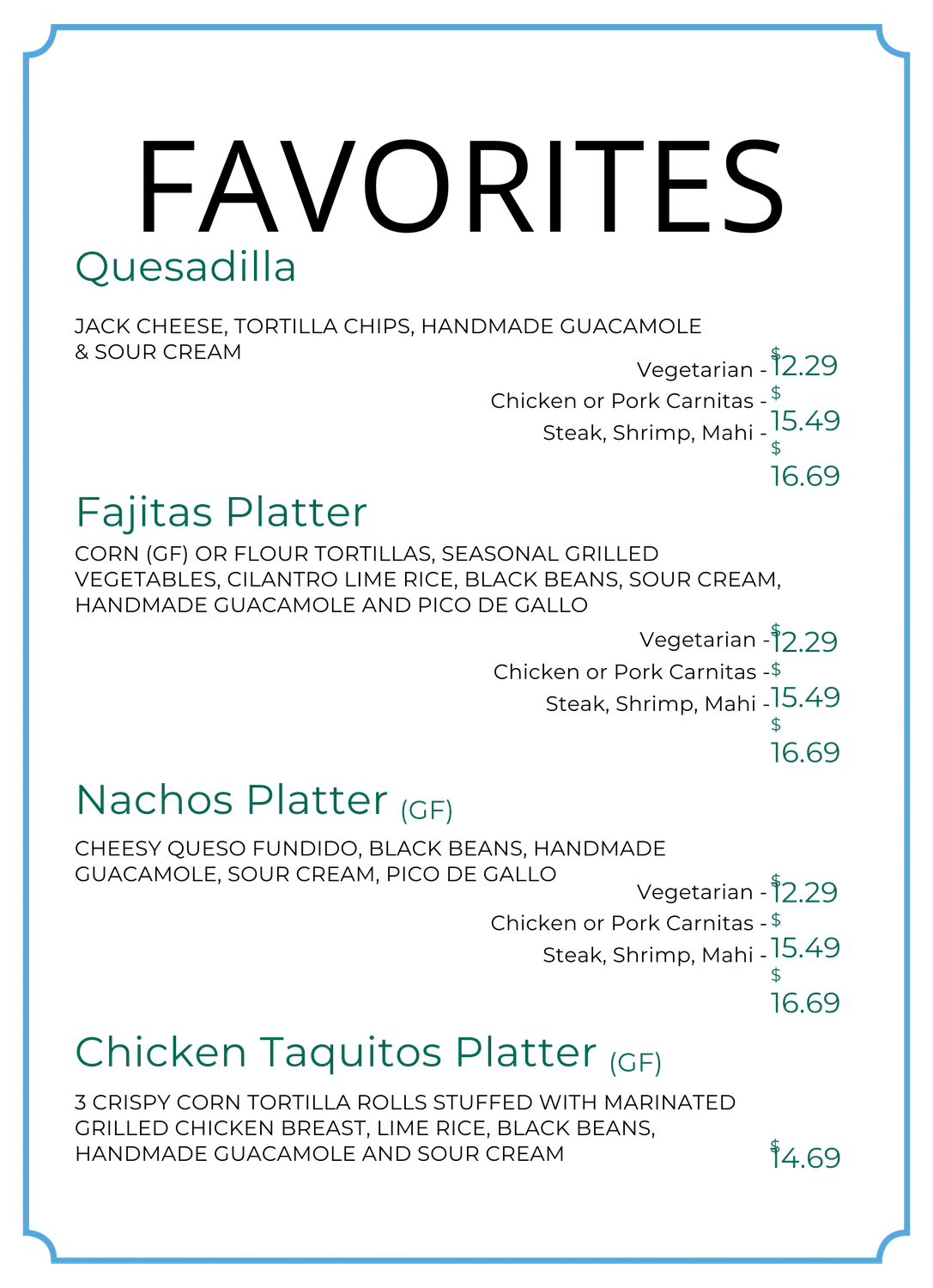 Menu 2