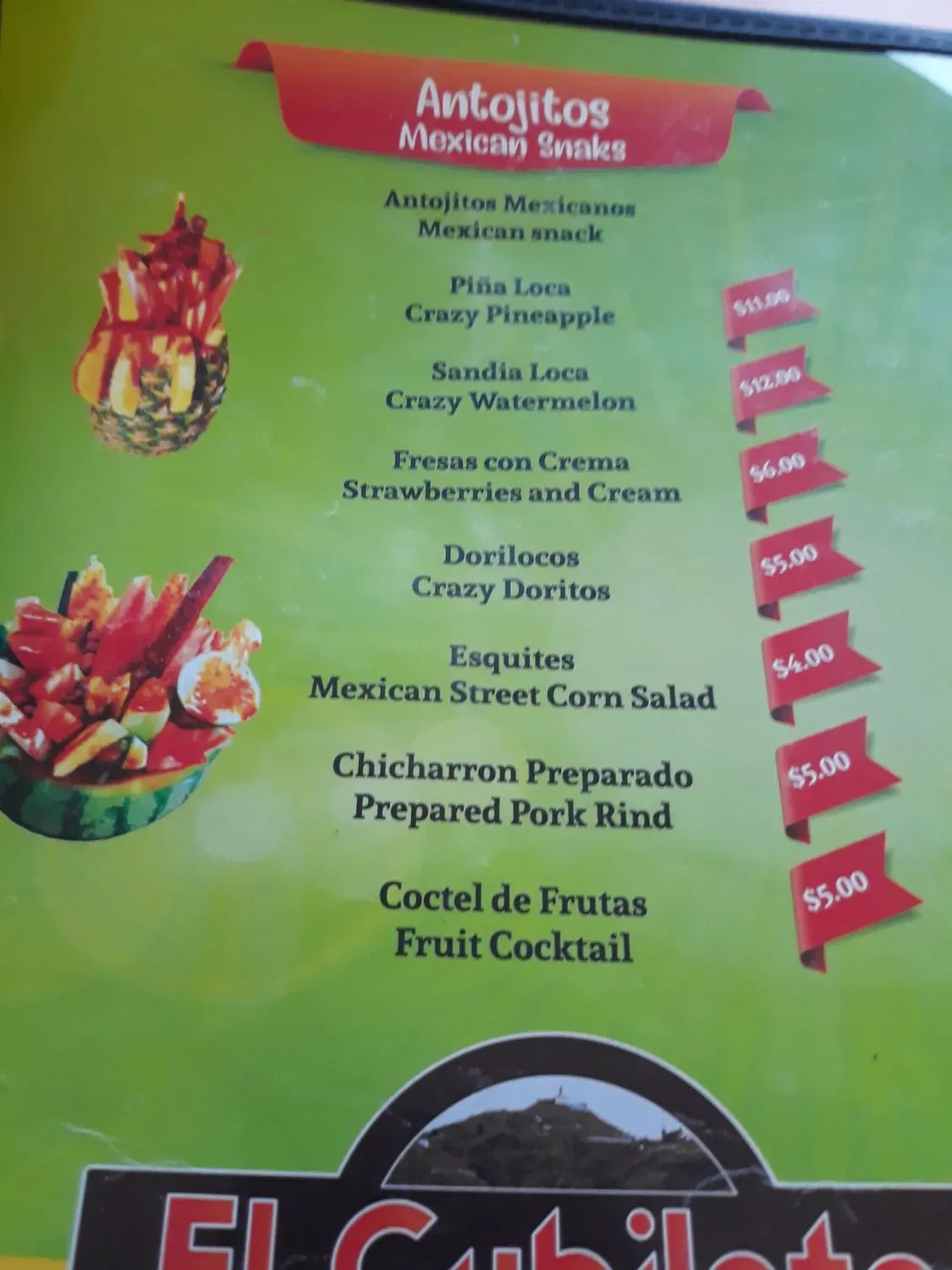 Menu 9