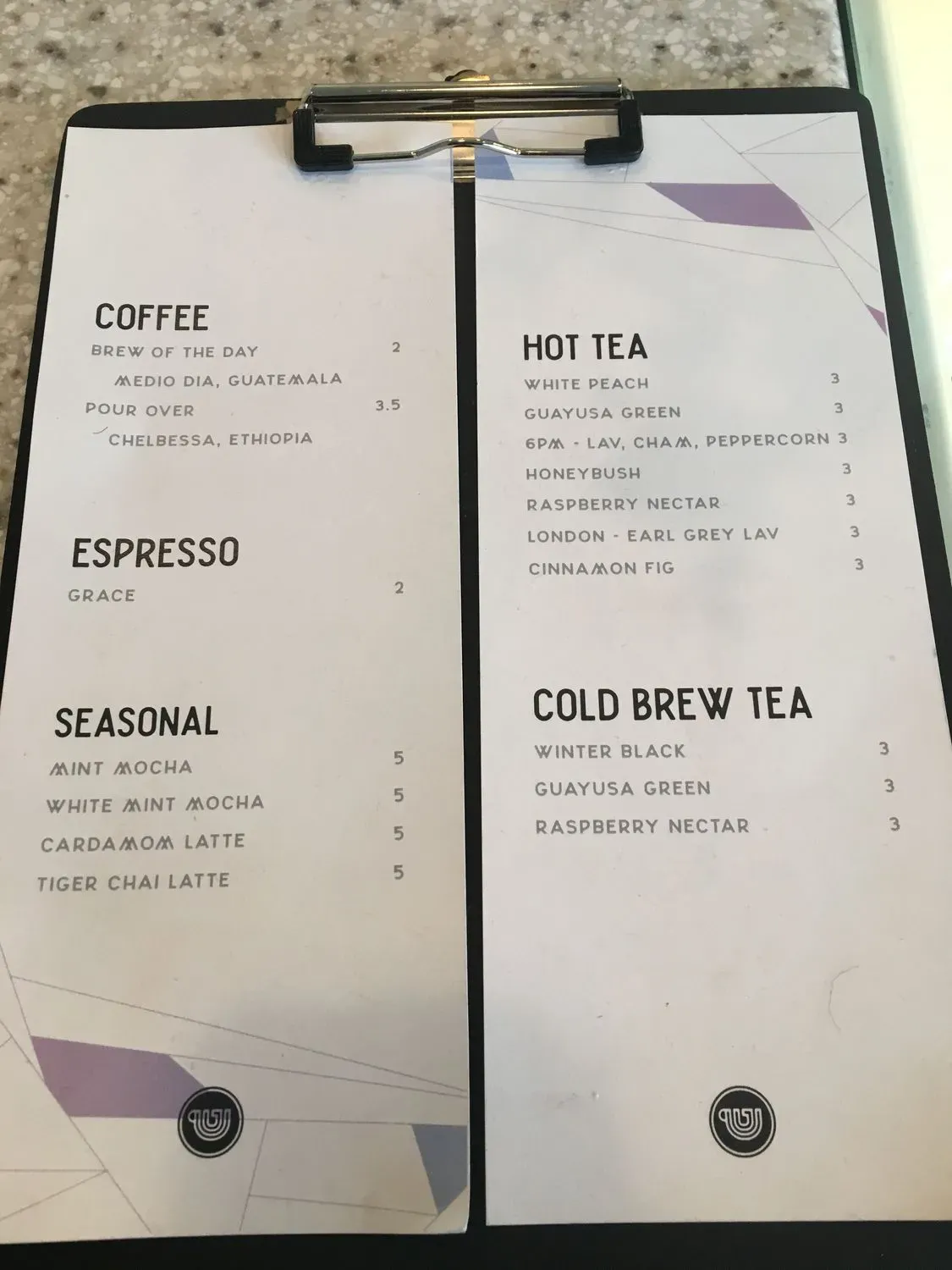 Menu 7