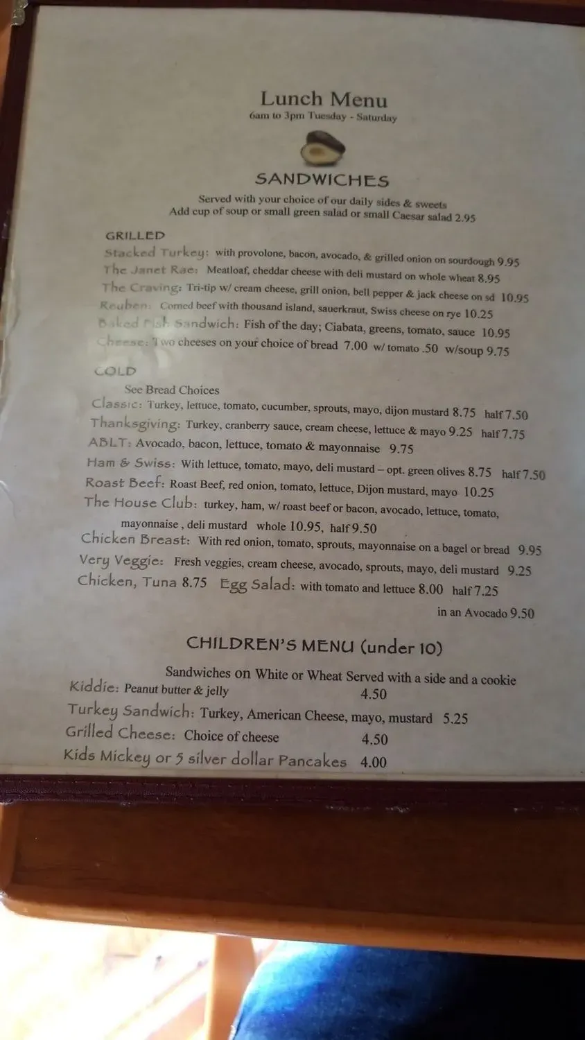 Menu 4