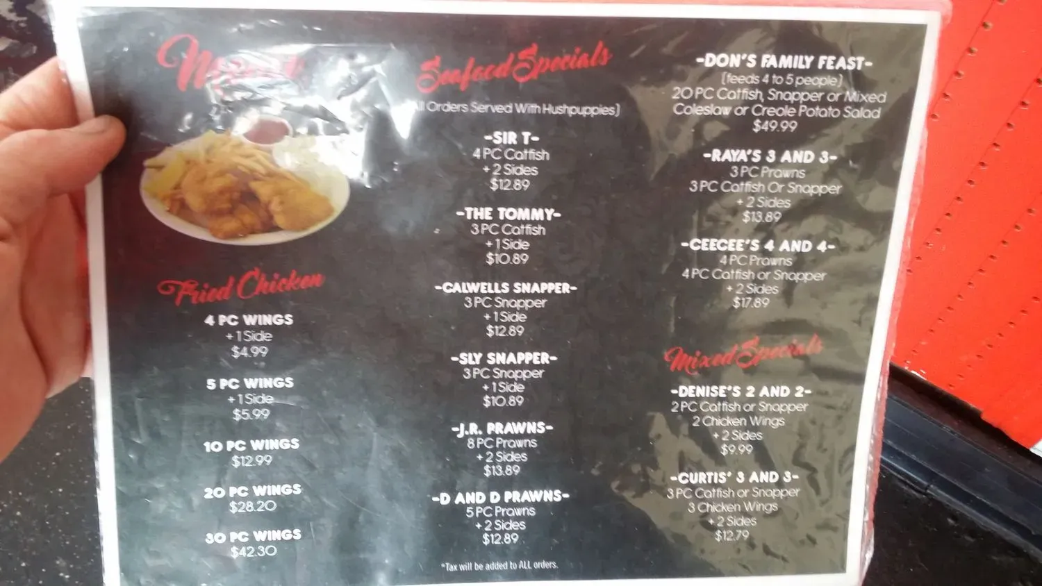 Menu 5