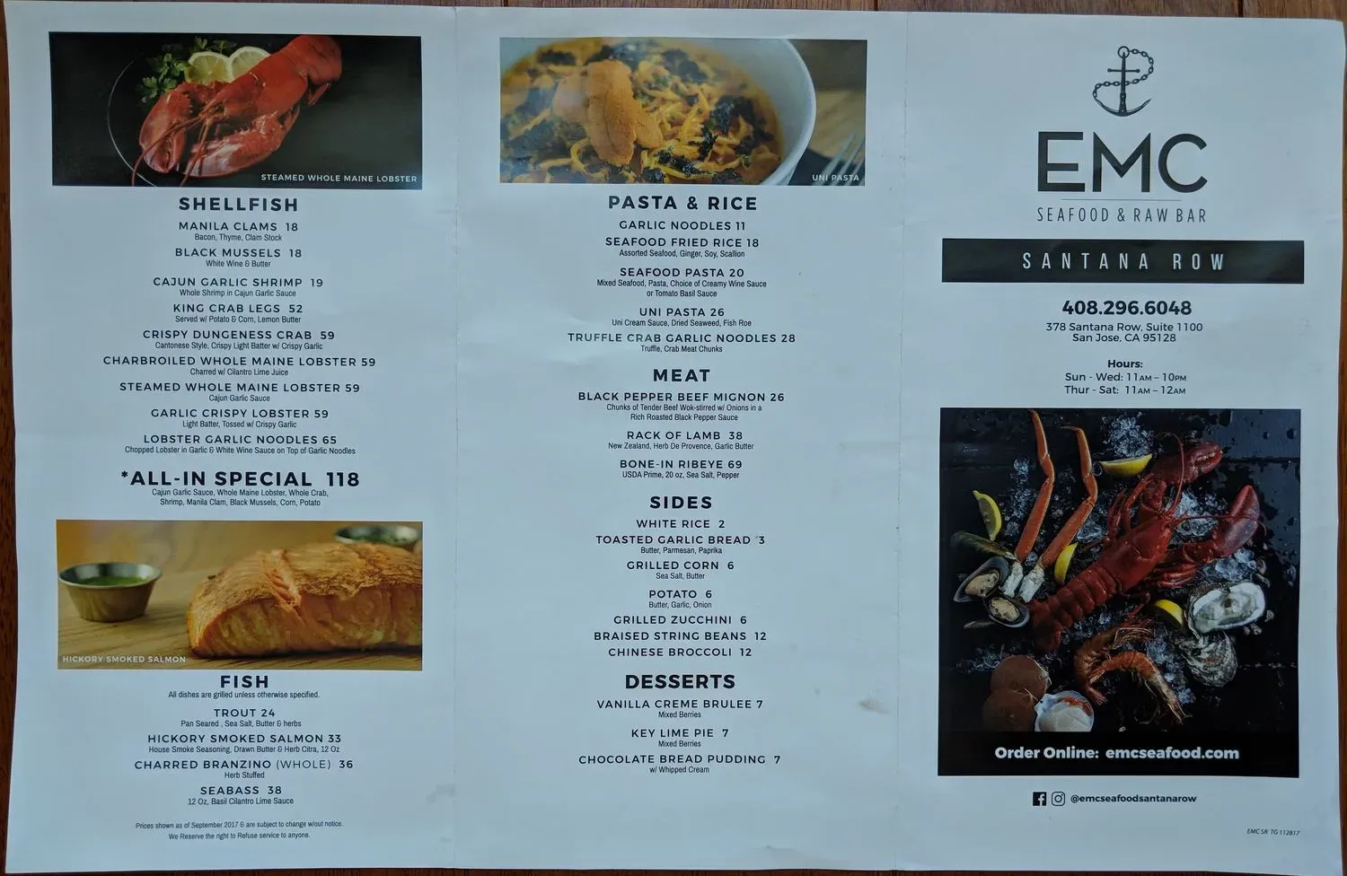 Menu 9