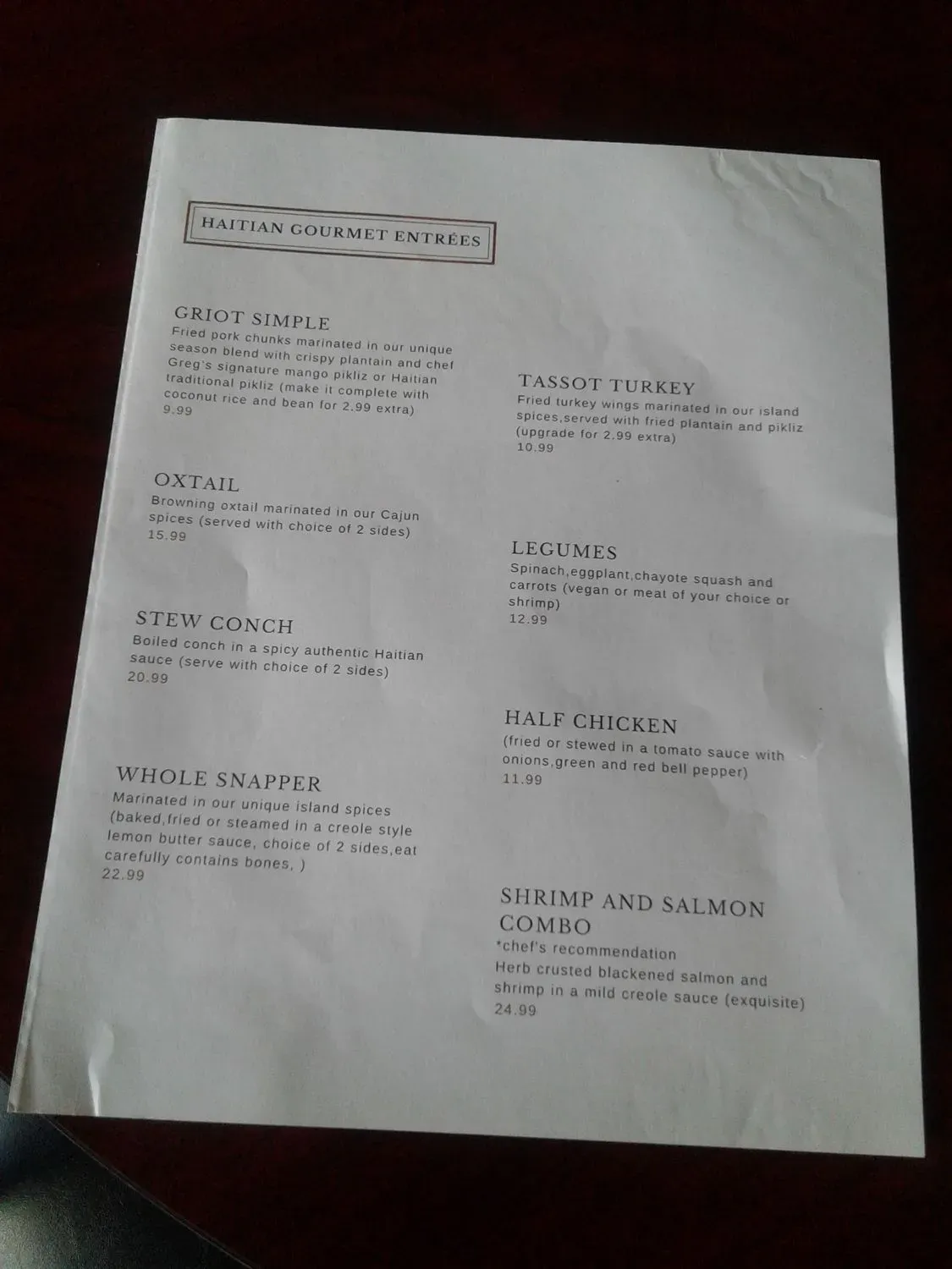 Menu 4