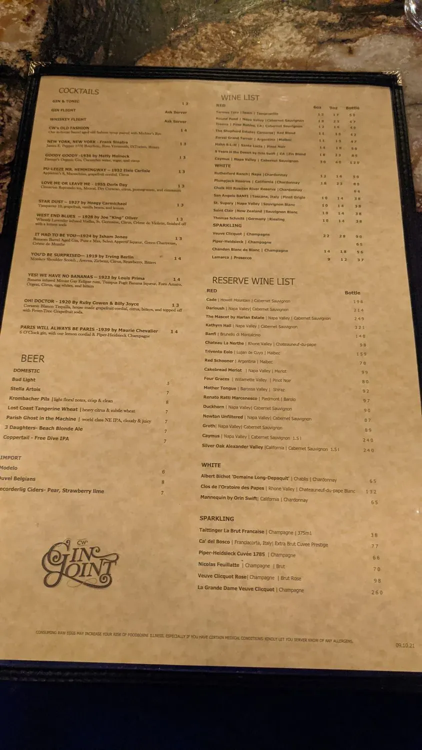 Menu 2