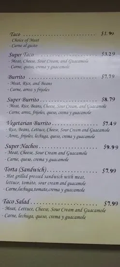 Menu 2