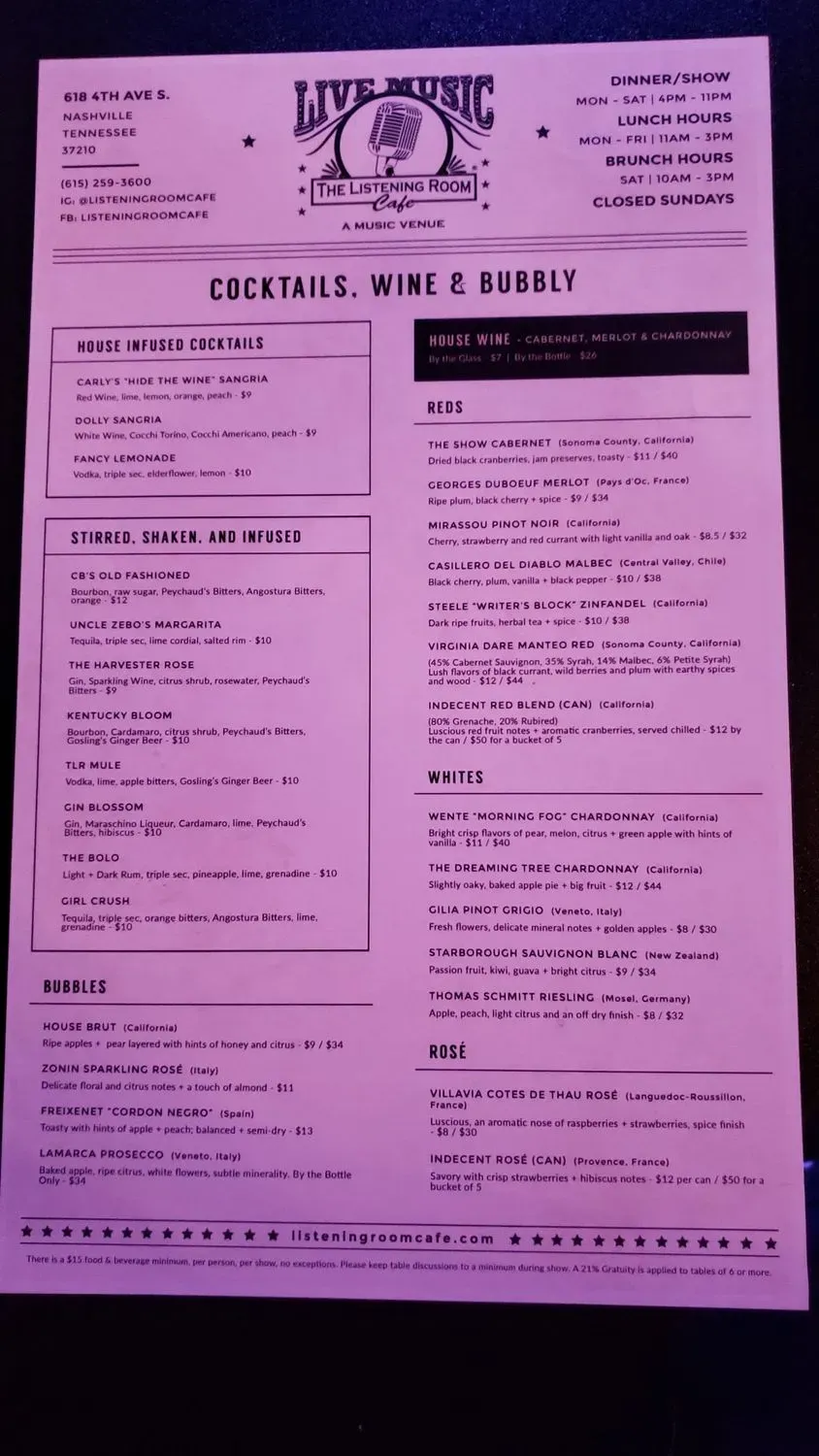 Menu 7