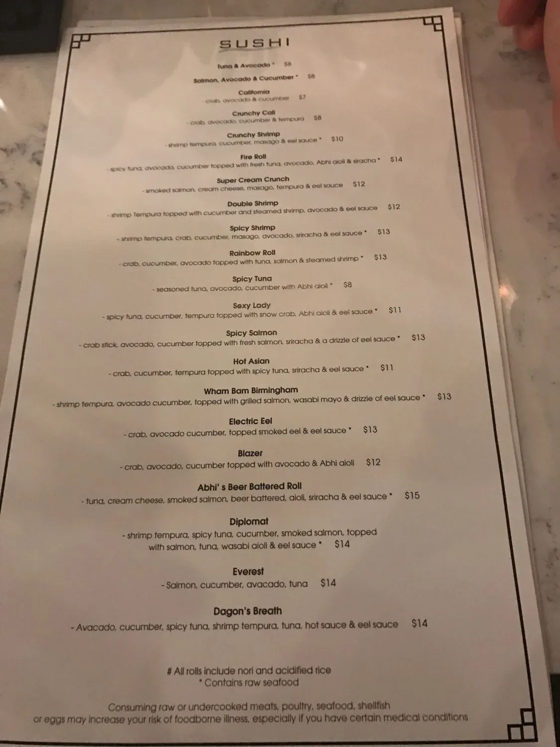 Menu 3