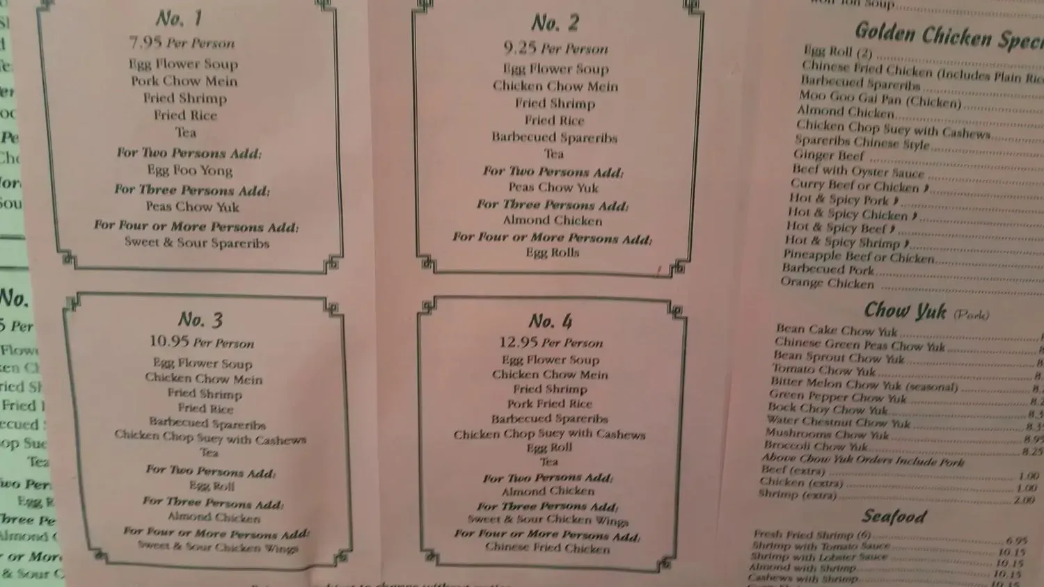 Menu 9