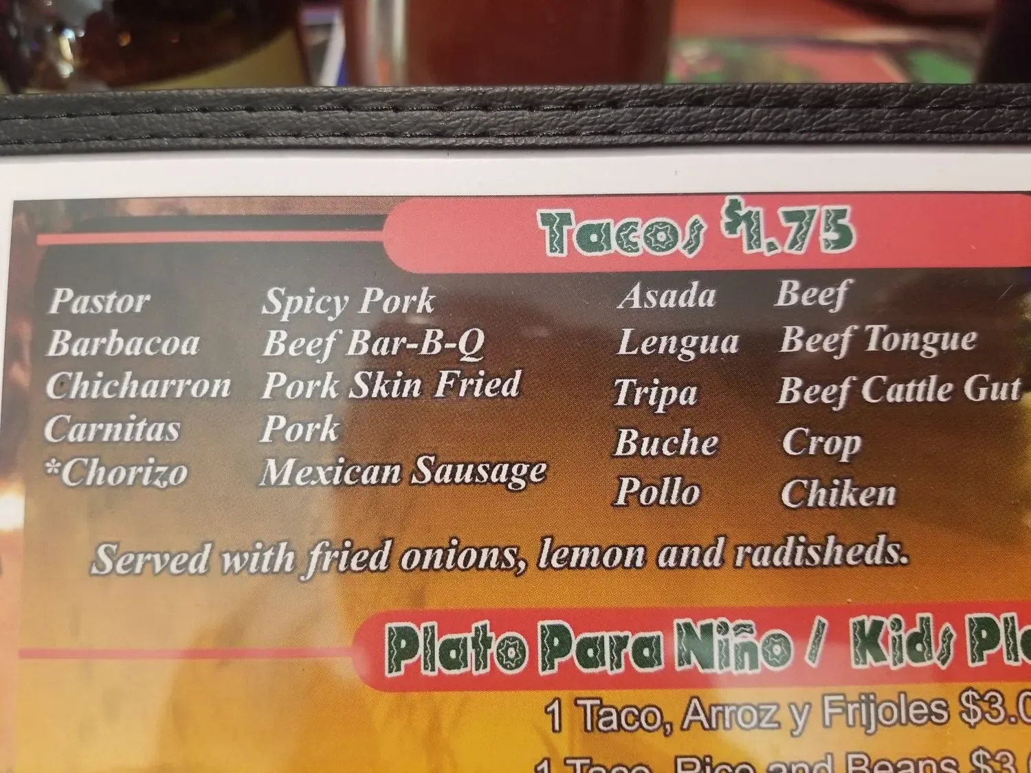 Menu 3