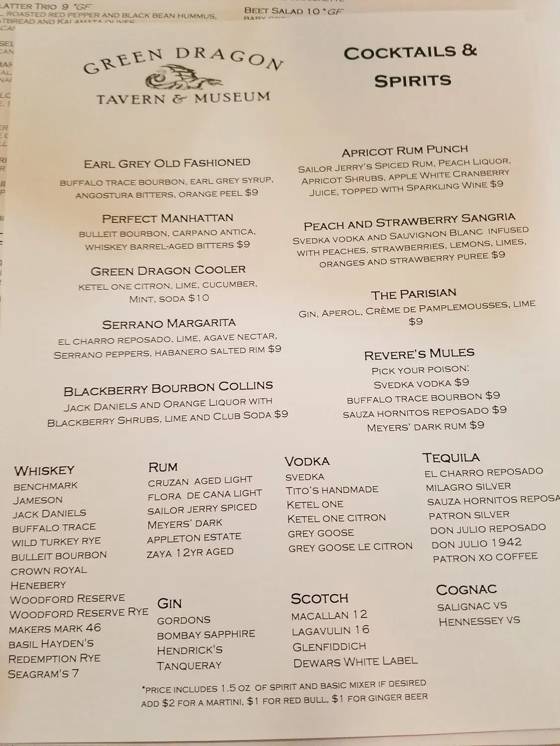 Menu 7