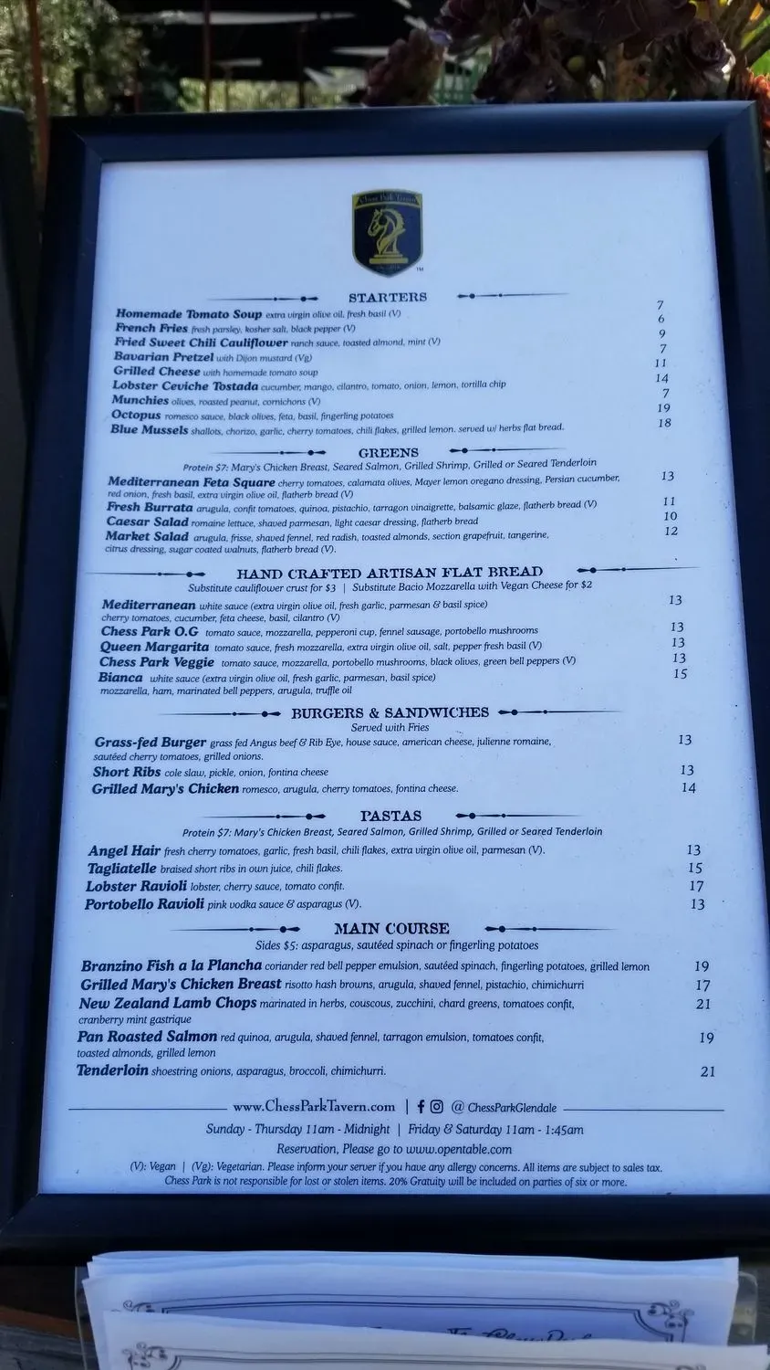 Menu 7