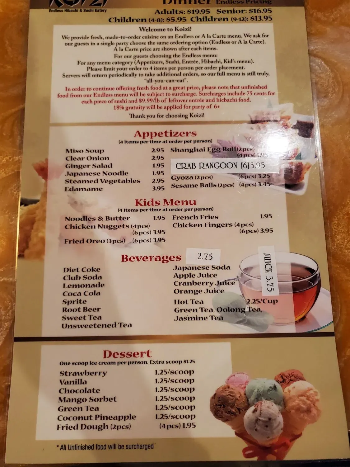 Menu 10