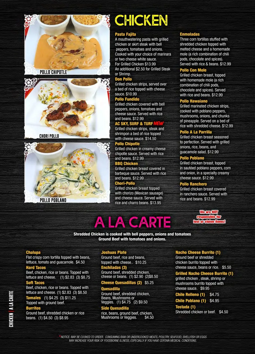 Menu 8