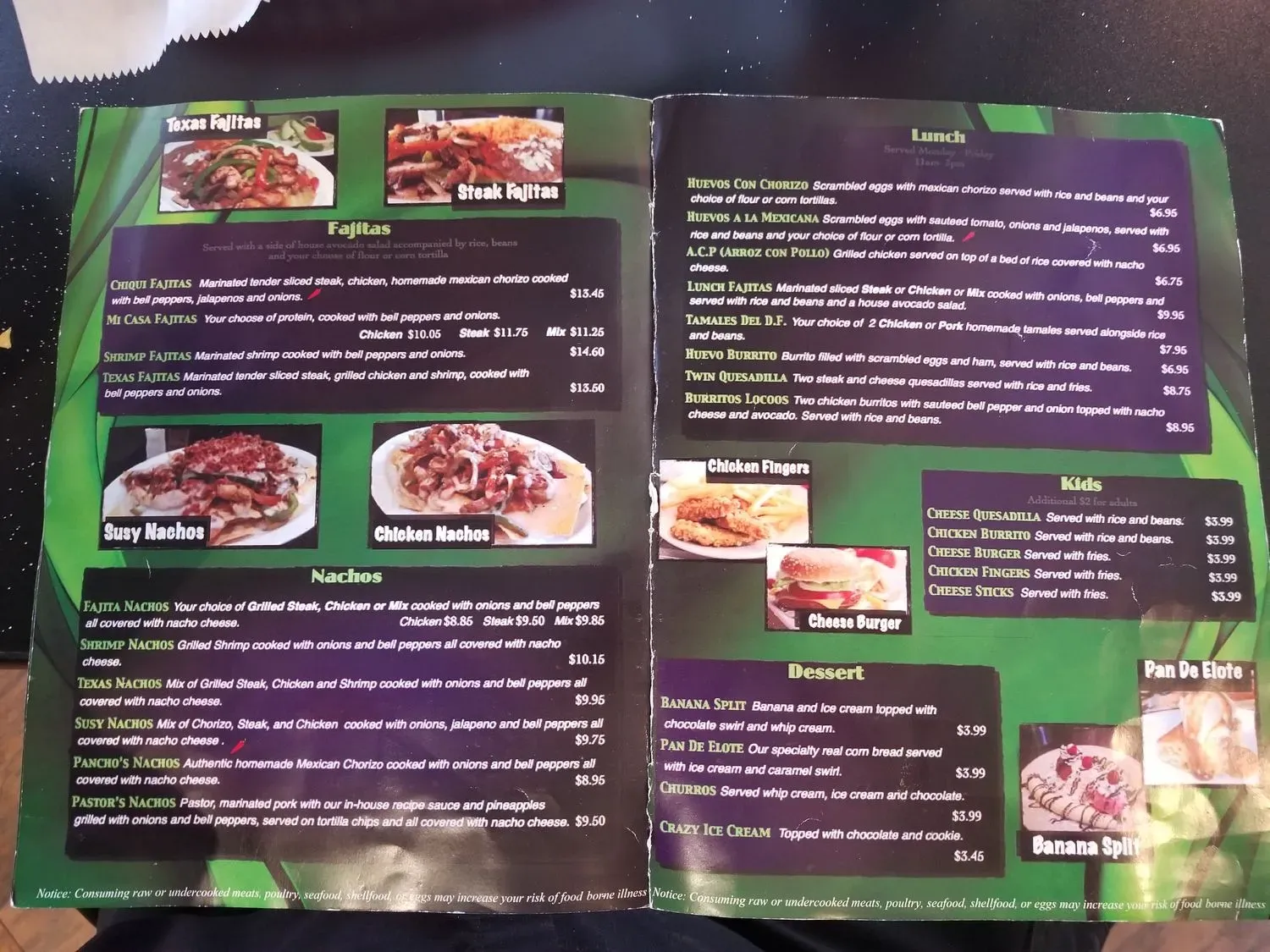 Menu 9