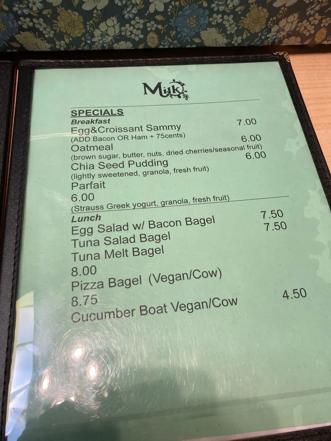 Menu 8