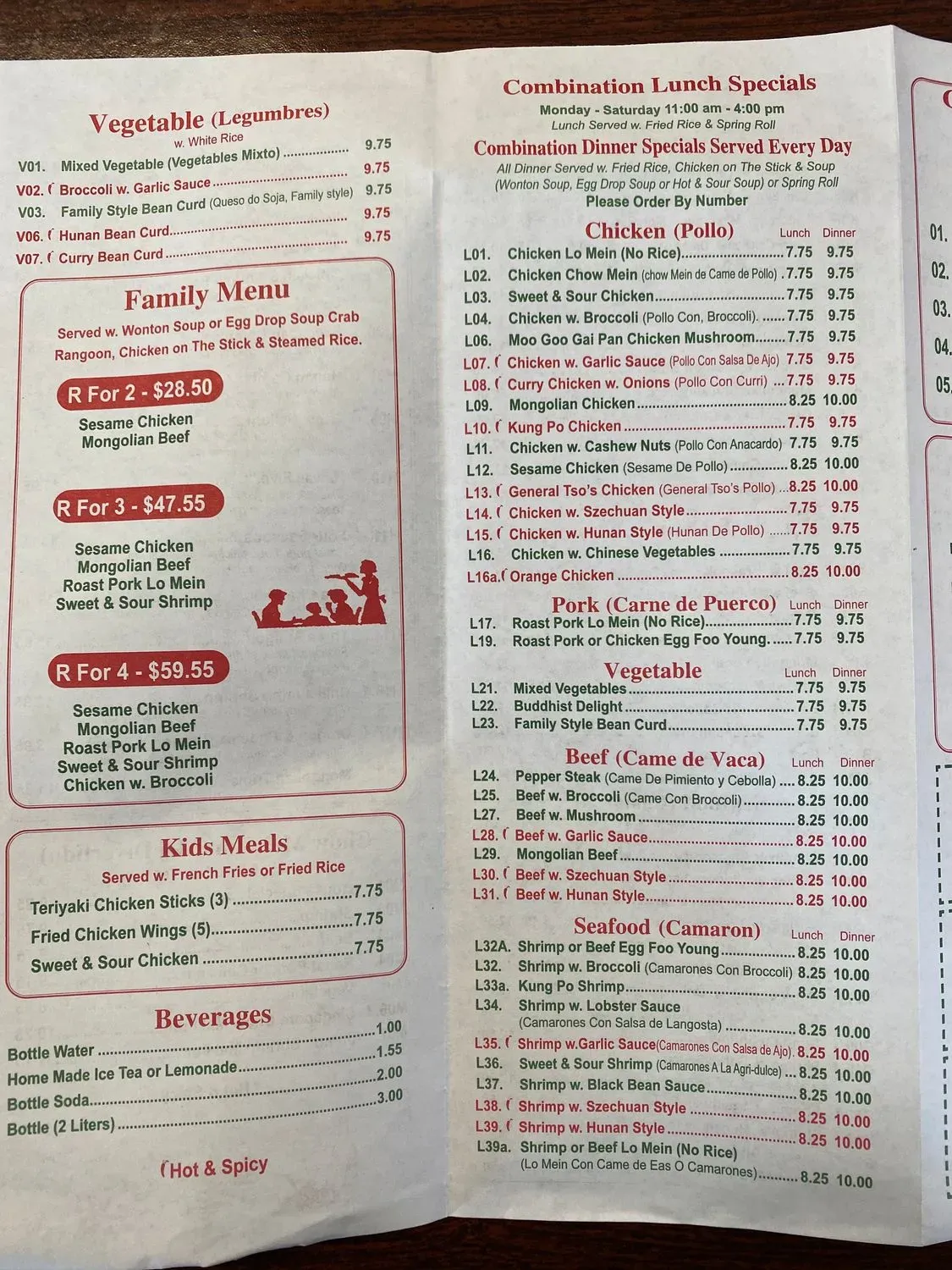 Menu 4