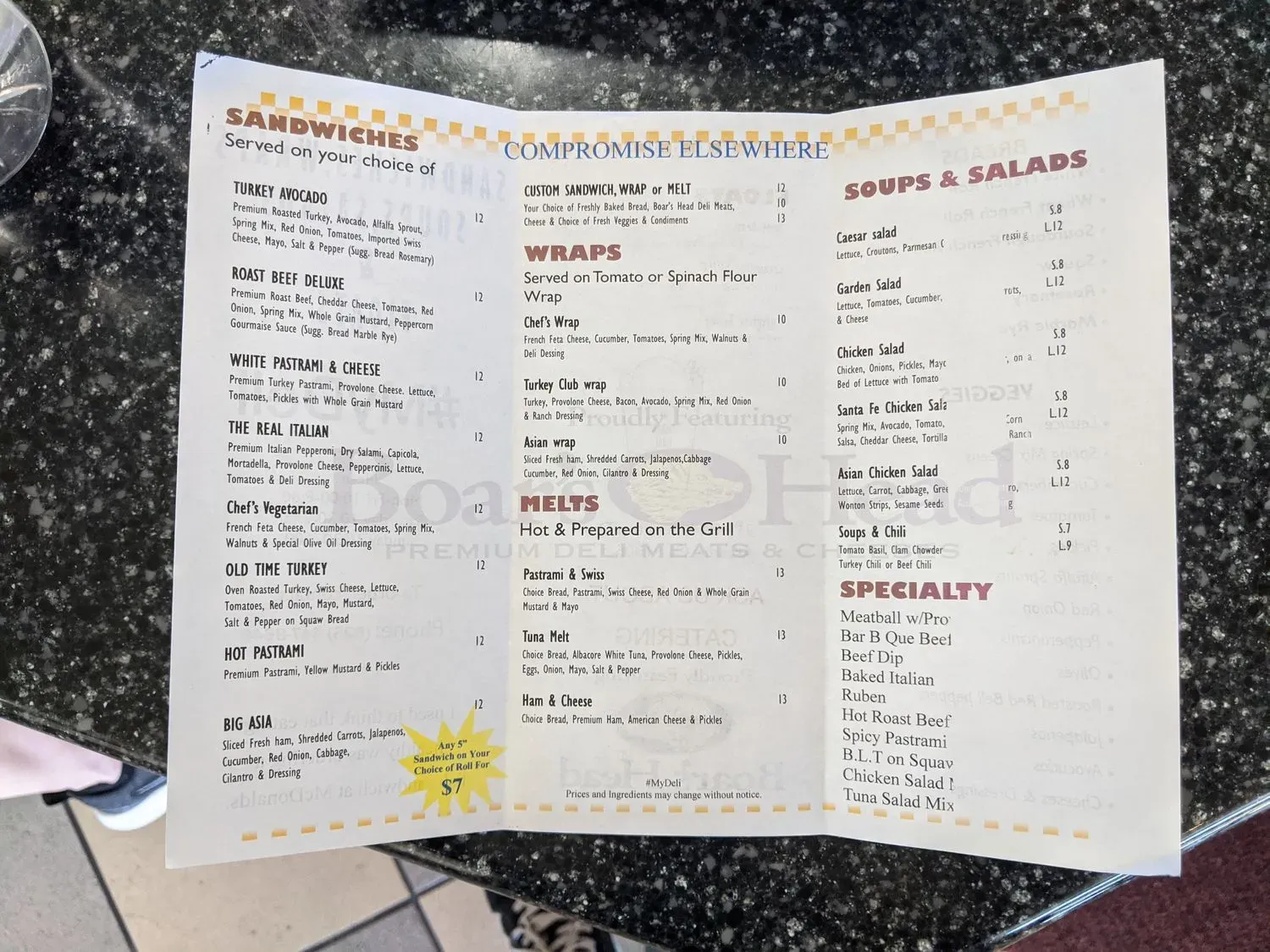 Menu 3