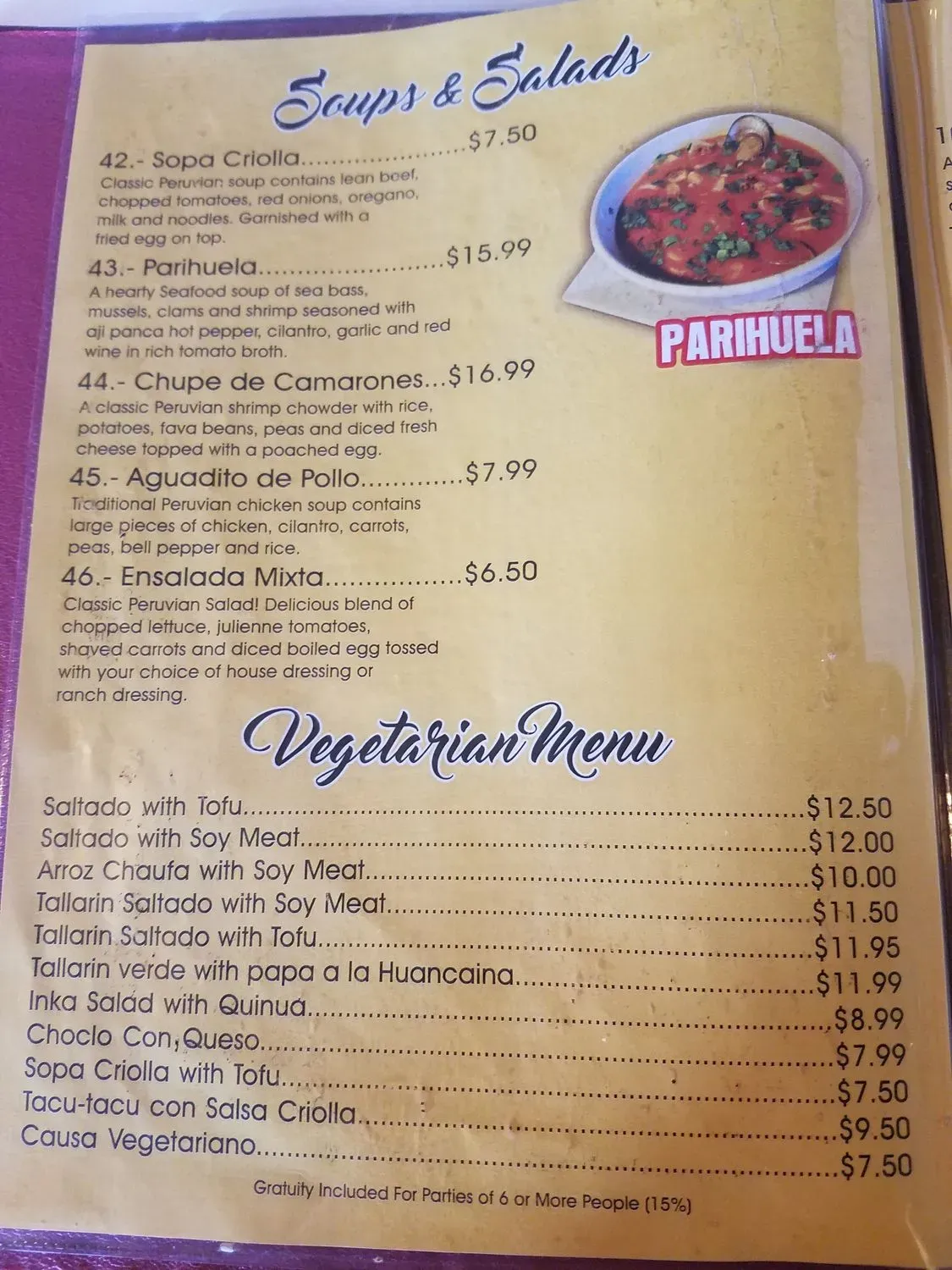 Menu 2