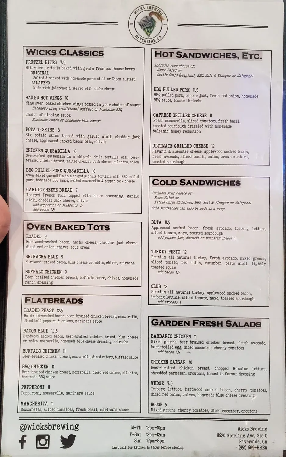 Menu 10