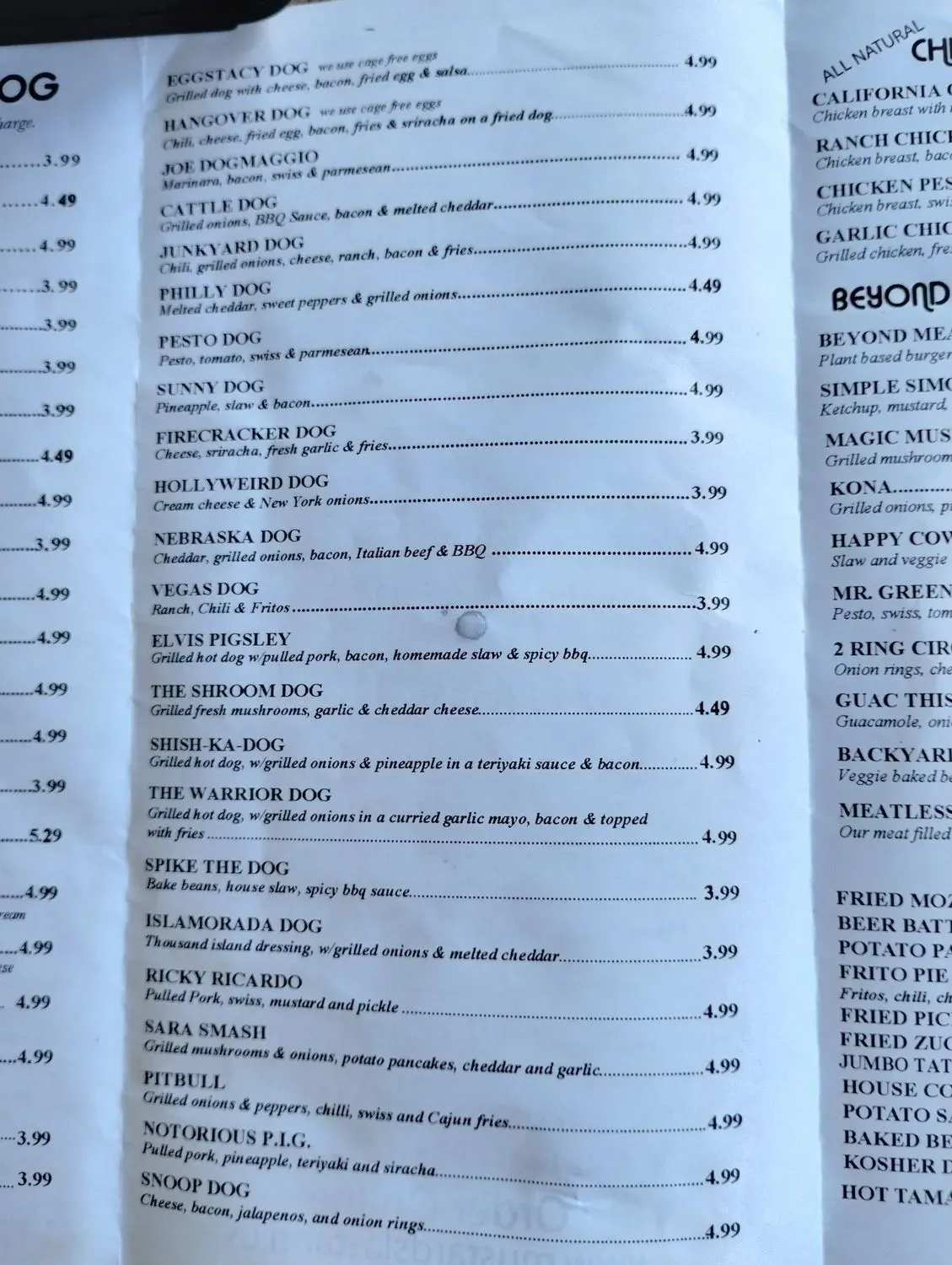 Menu 9