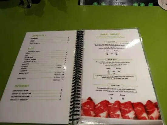 Menu 8