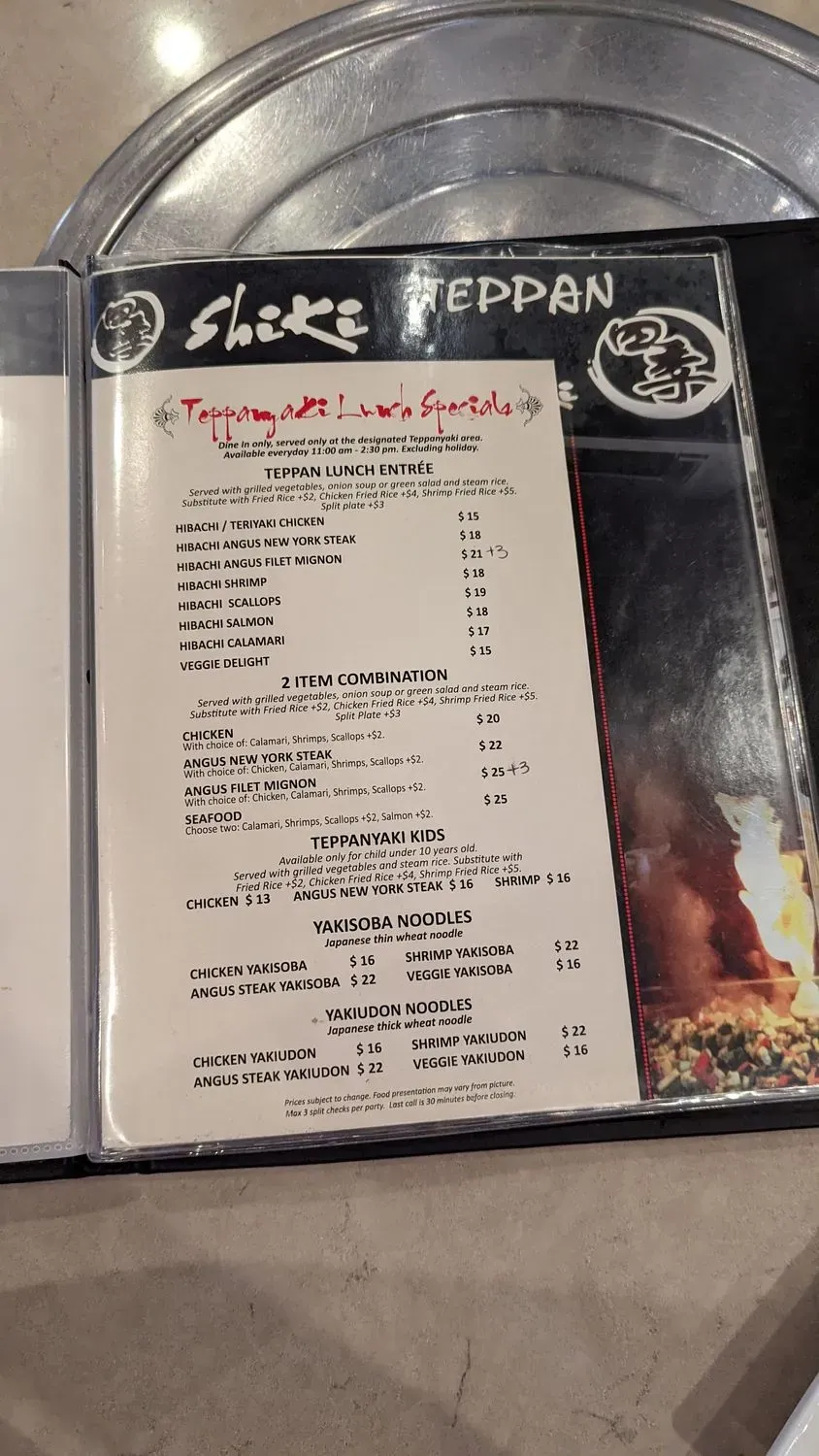 Menu 9