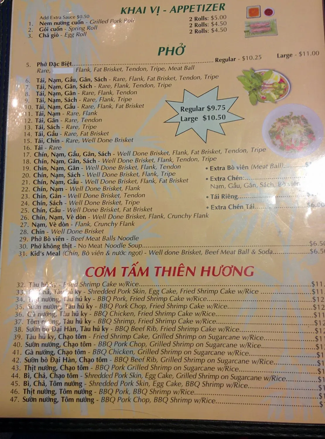 Menu 9