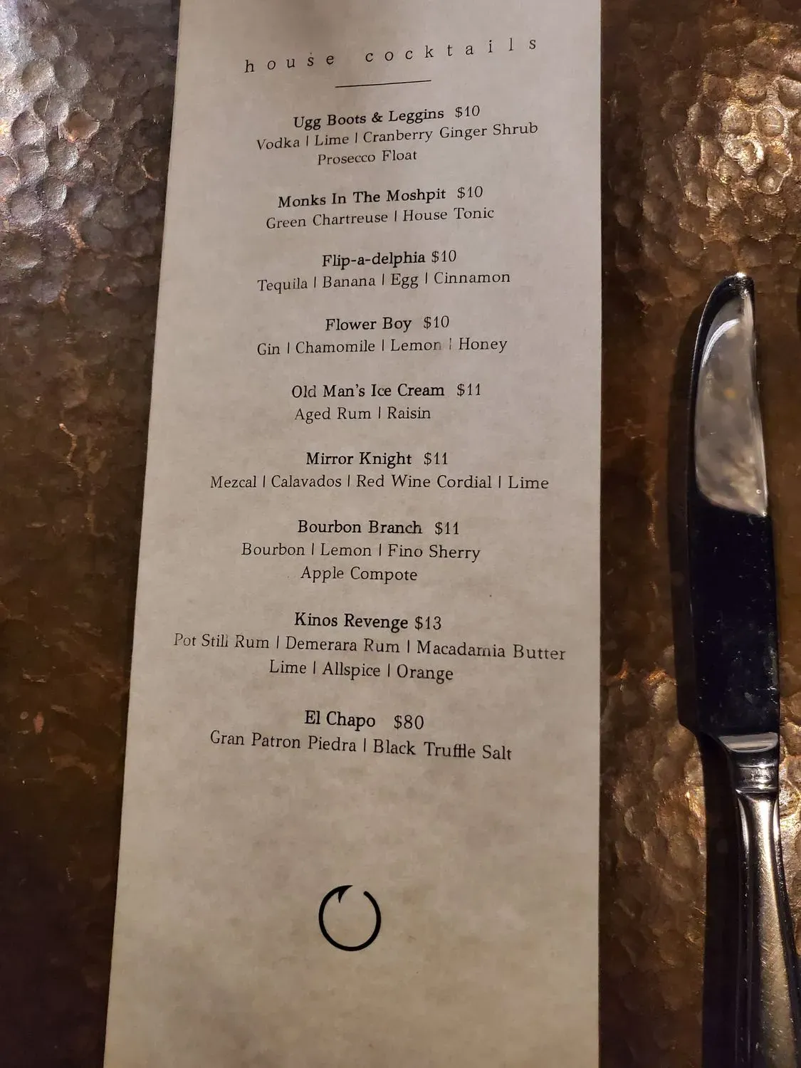 Menu 8