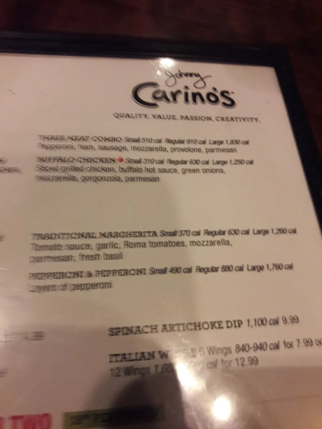 Menu 8