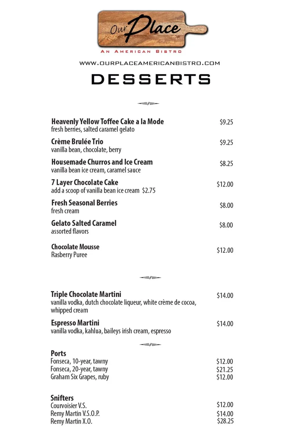 Menu 8