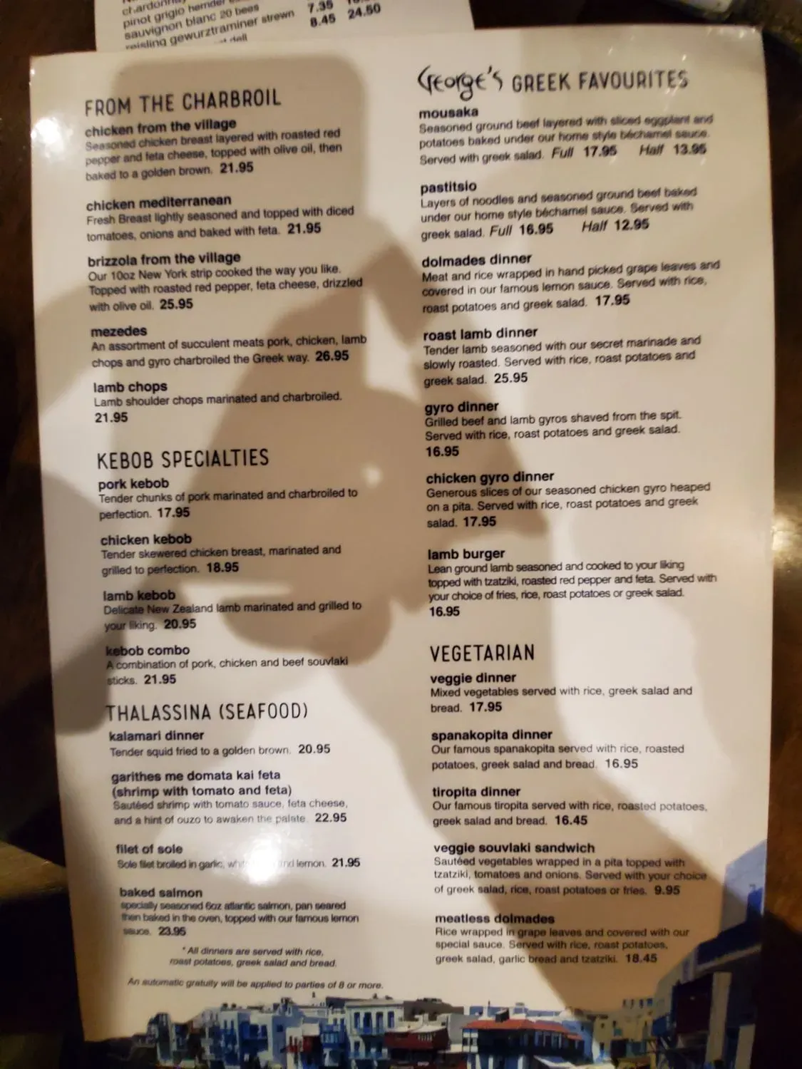 Menu 8