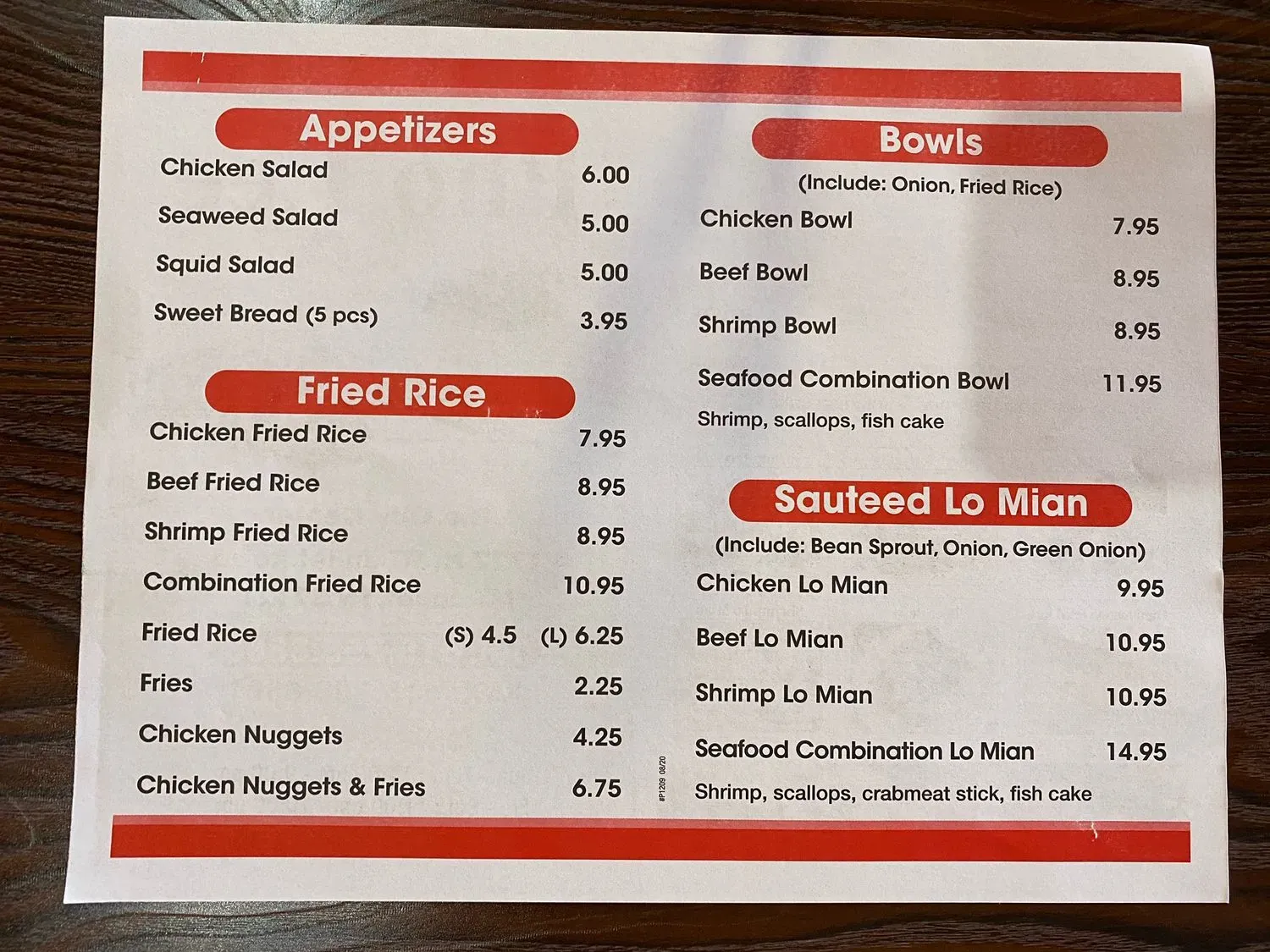 Menu 3