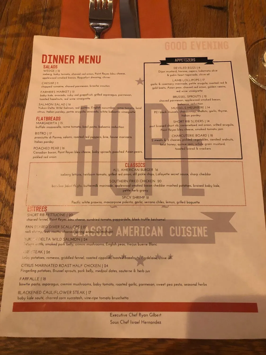 Menu 6