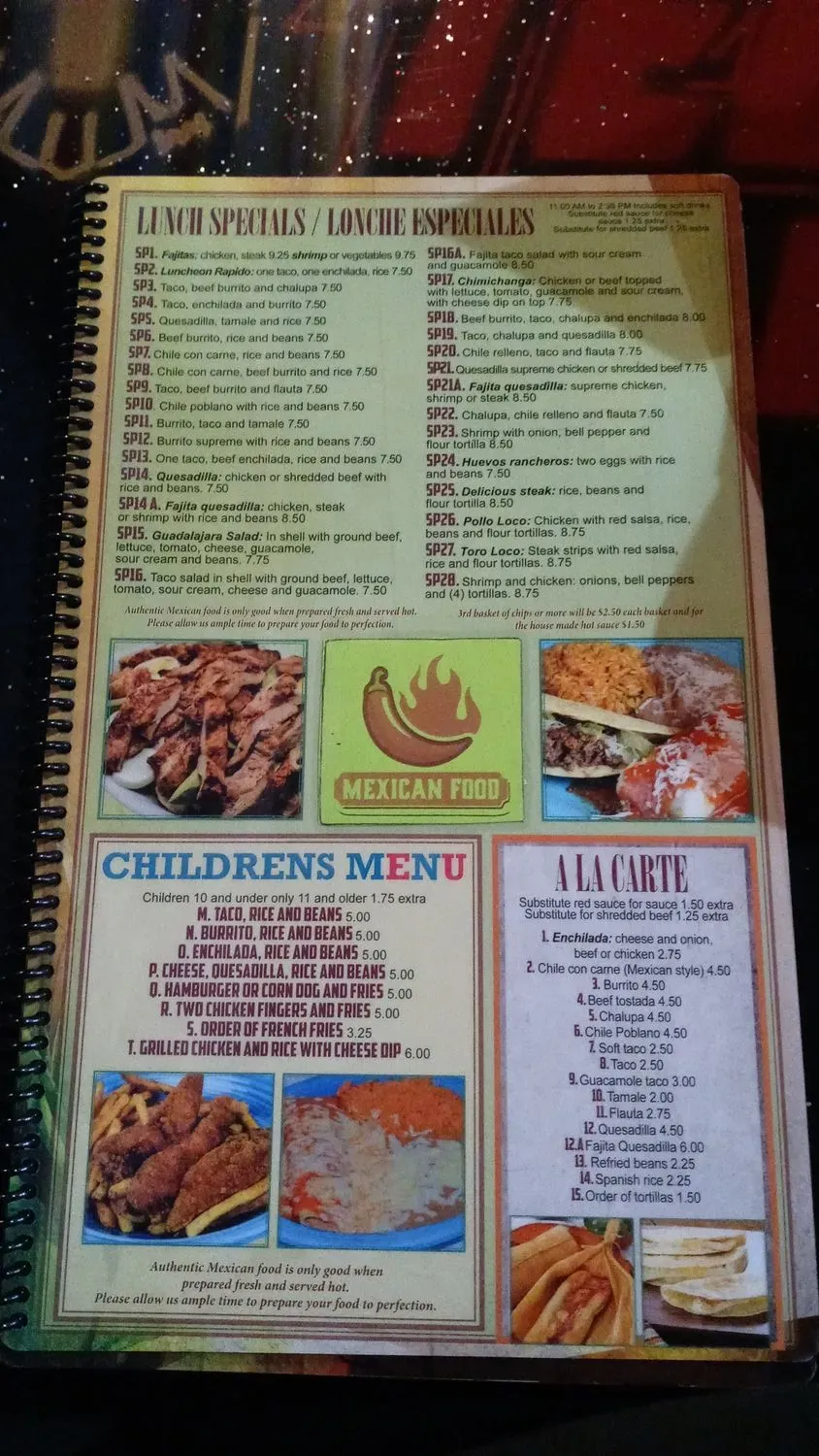 Menu 4