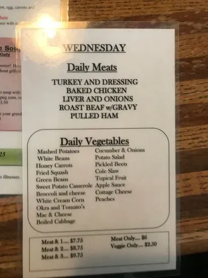 Menu 5