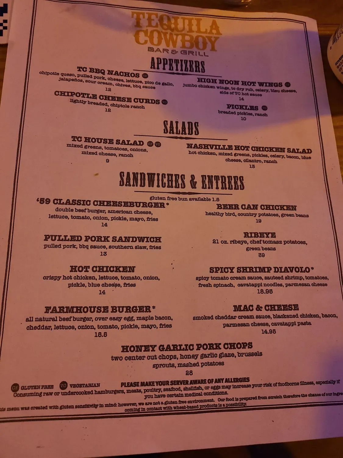 Menu 2