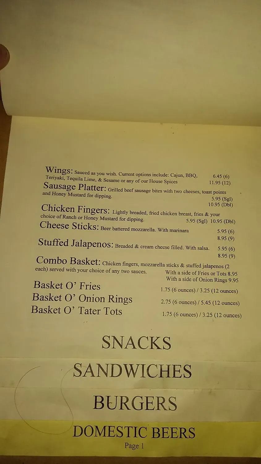 Menu 4