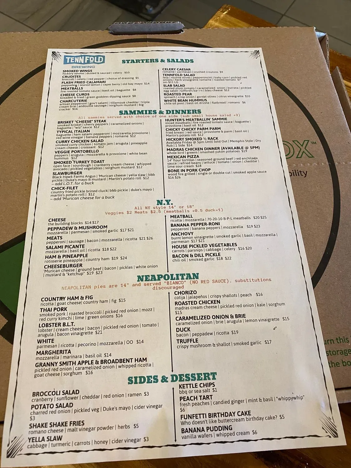 Menu 6