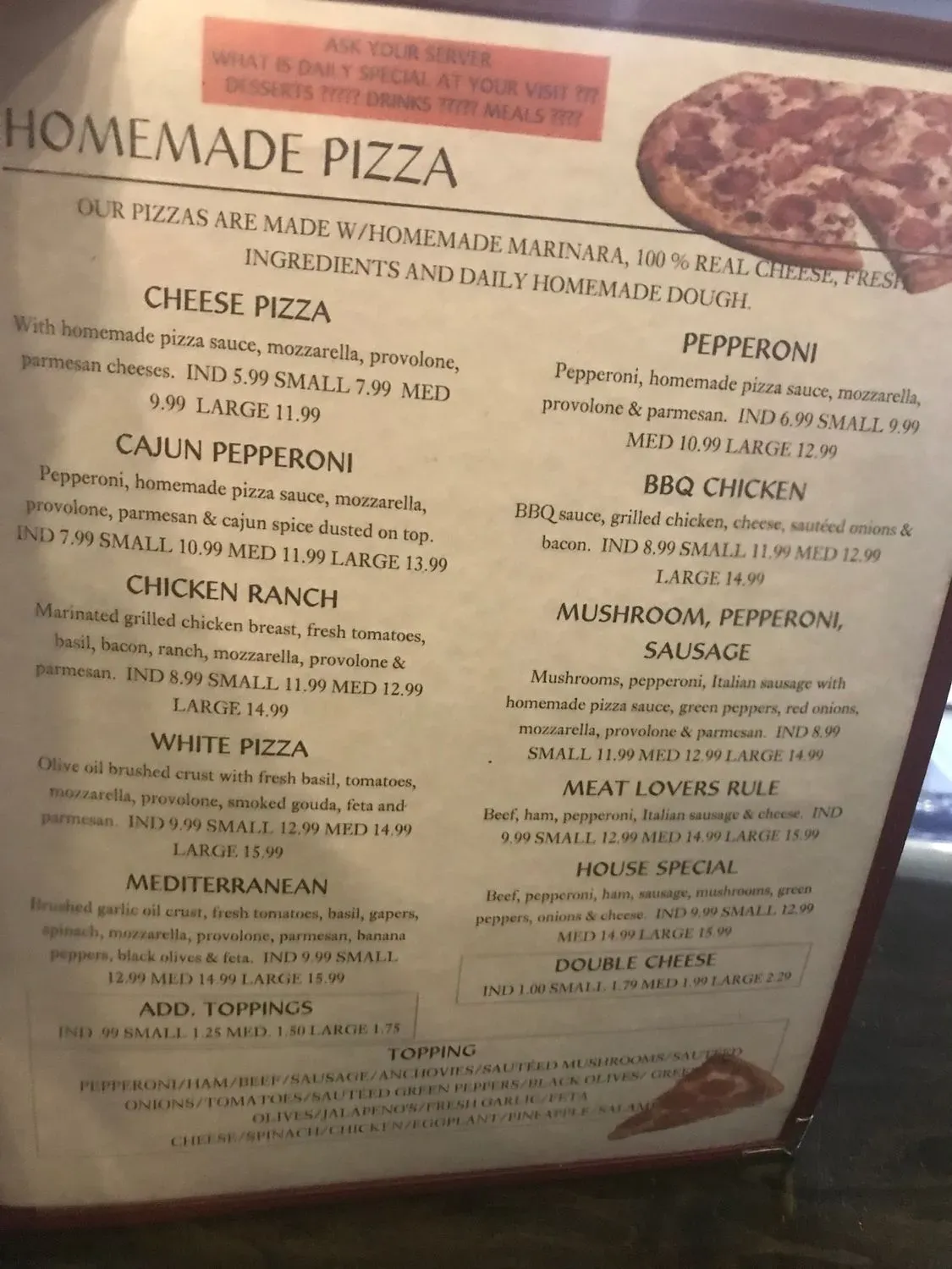 Menu 3