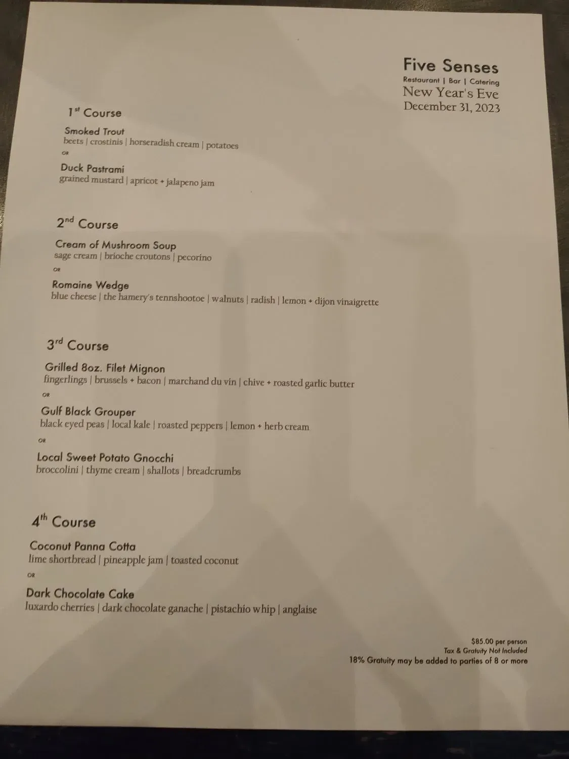 Menu 3