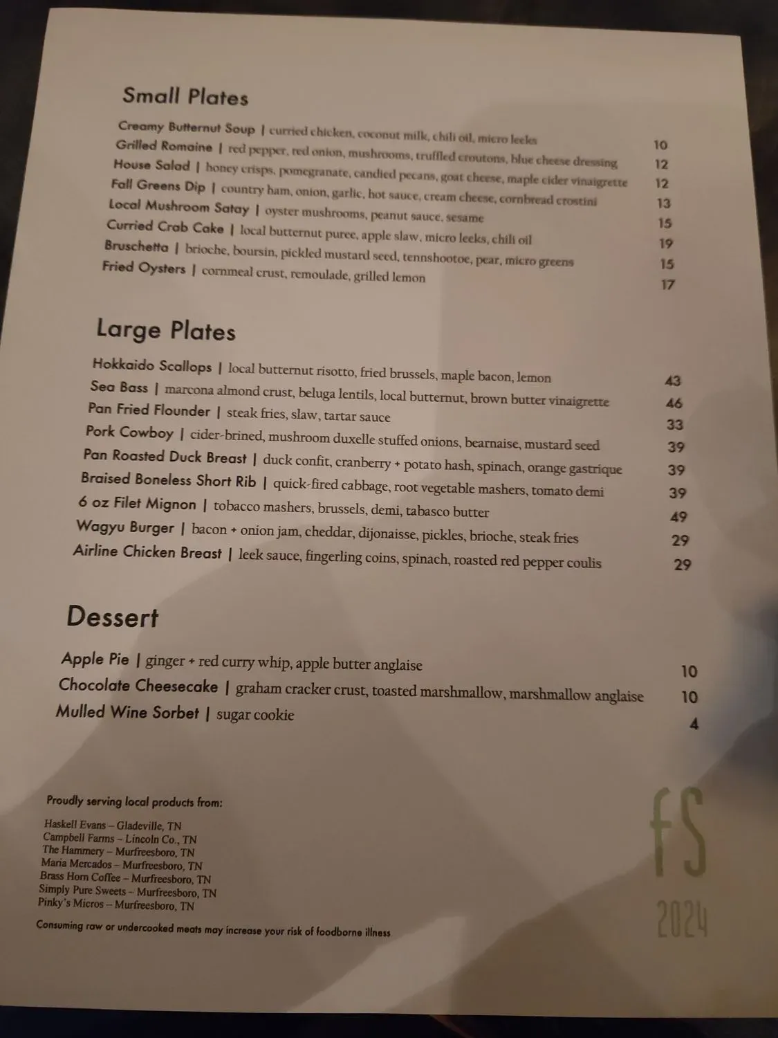 Menu 4