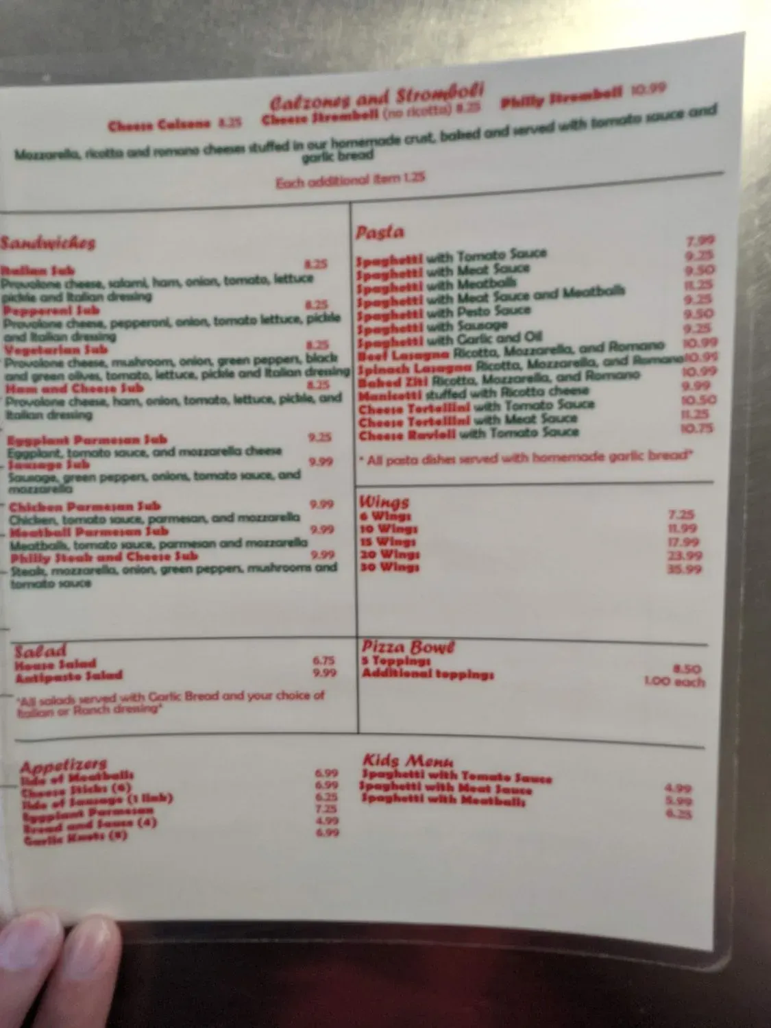 Menu 4