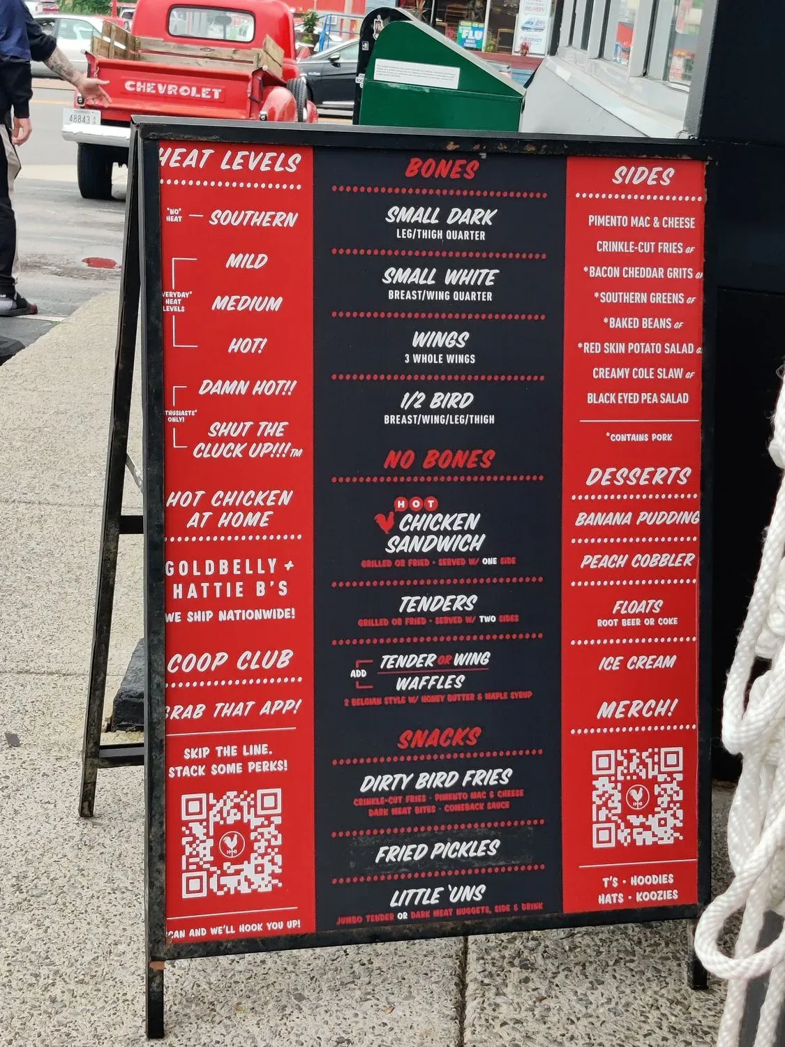 Hattie B's Hot Chicken - Nashville - West Menu - Updated October 2025