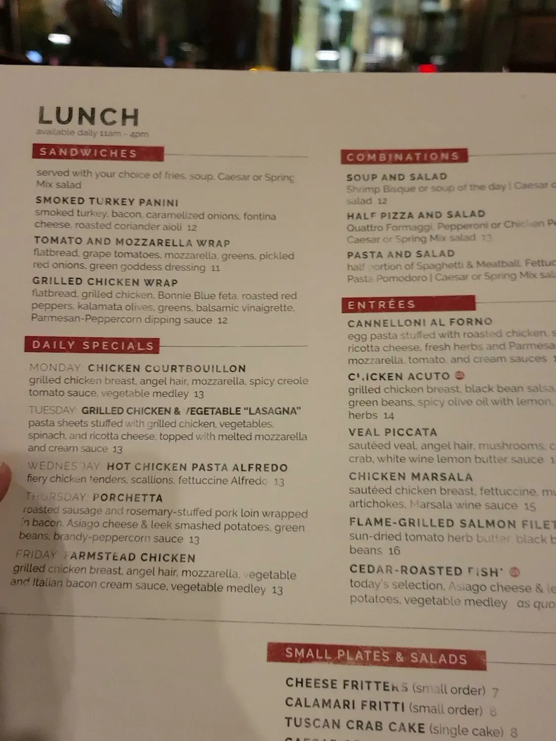 Menu 4