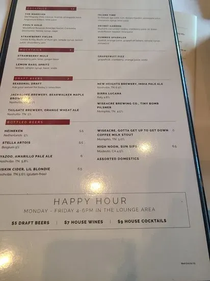 Menu 5