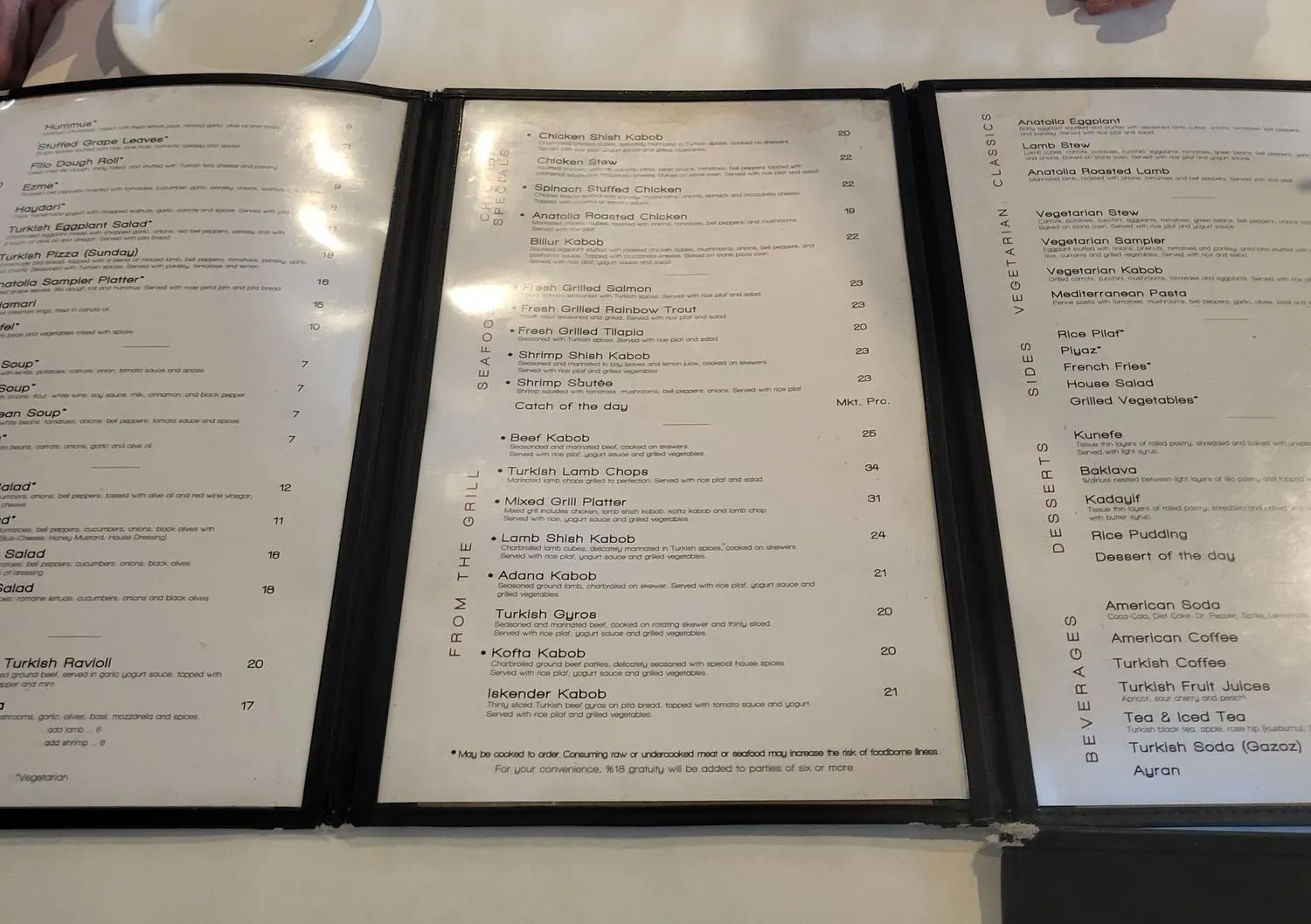 Menu 5