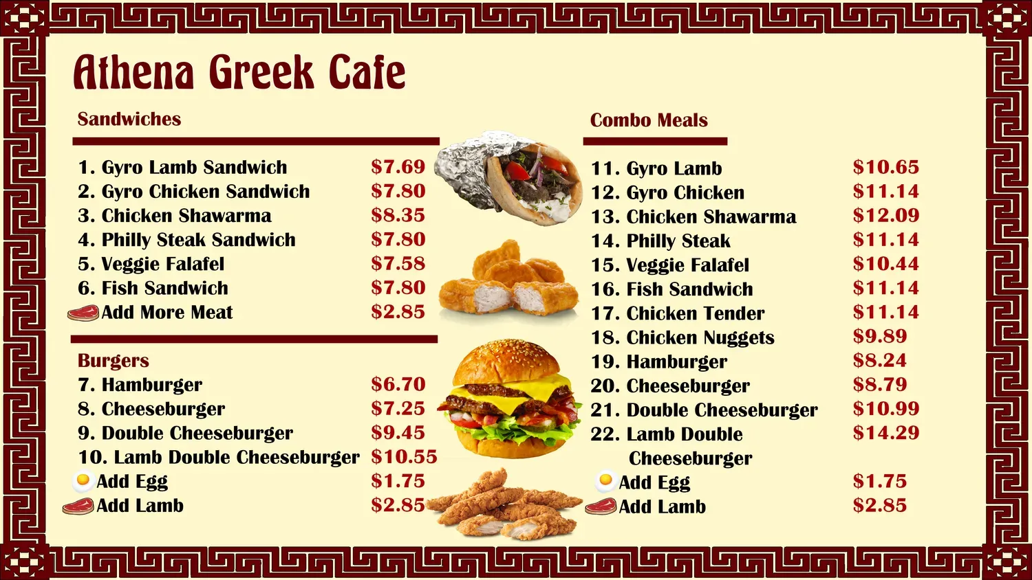 Menu 2