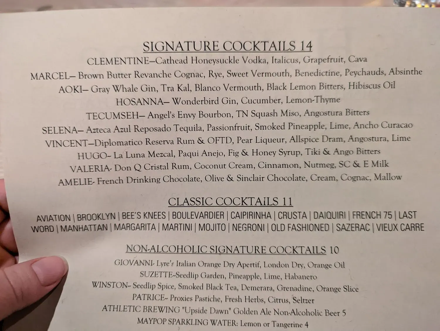 Menu 2